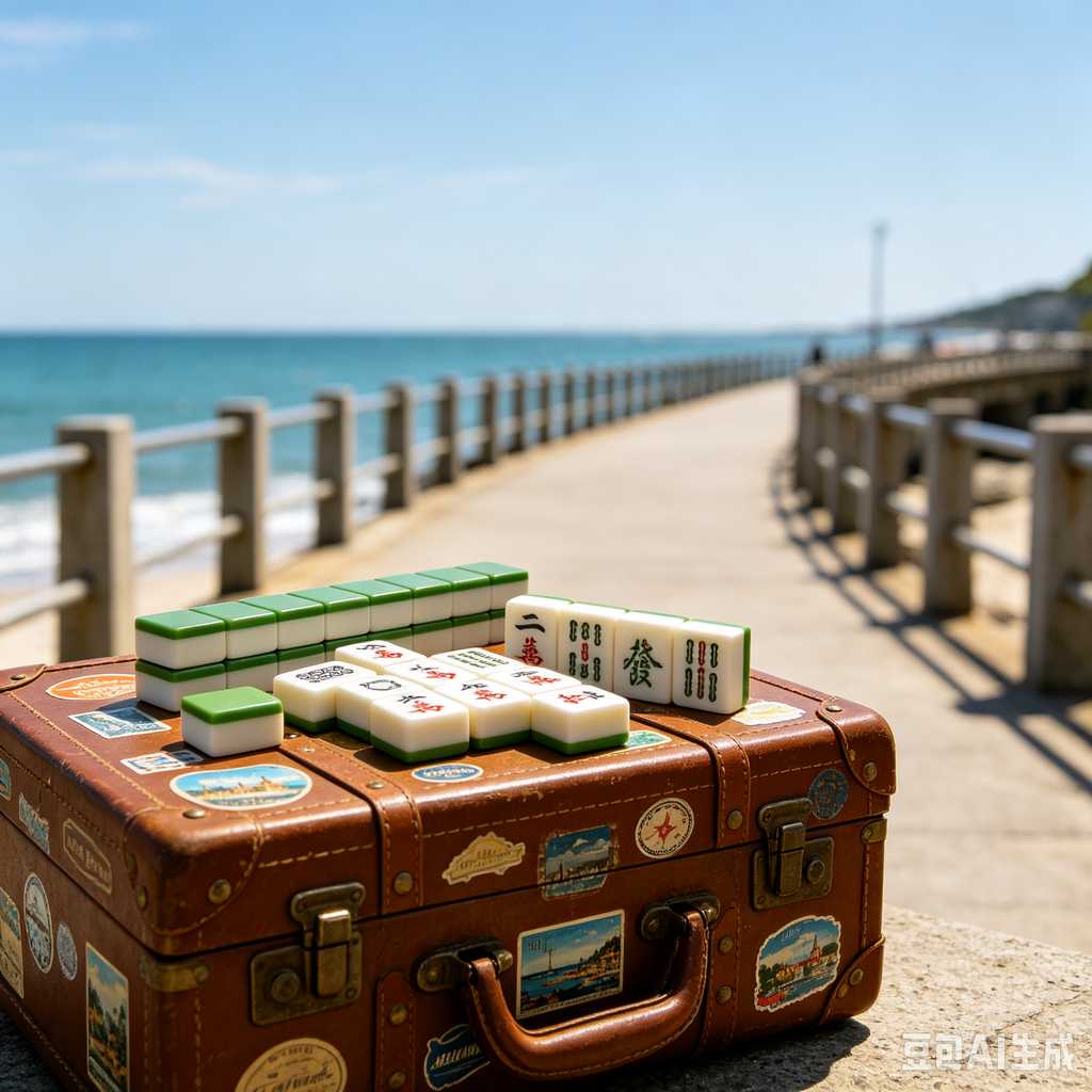 large print mahjong set