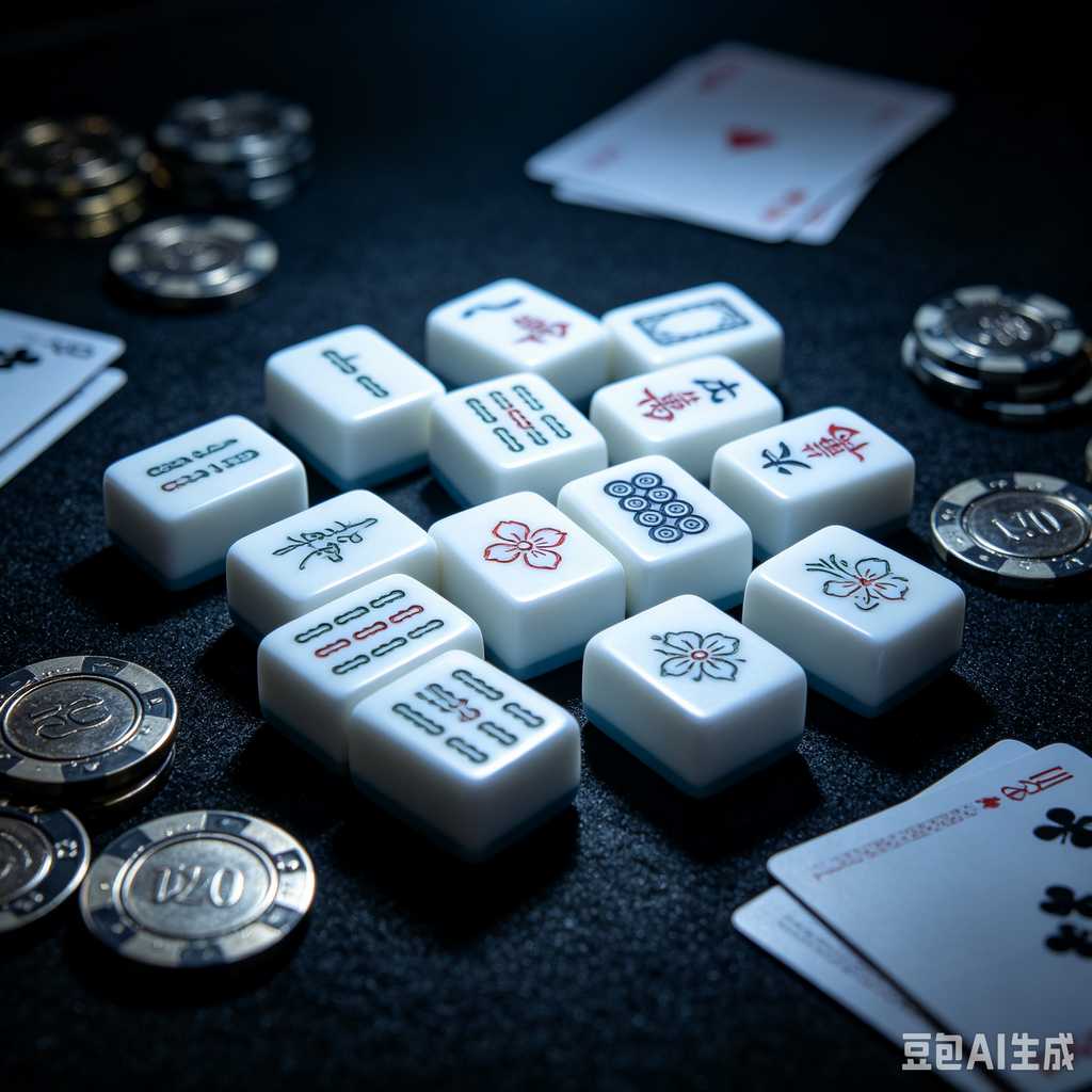 logo engrave mahjong tiles