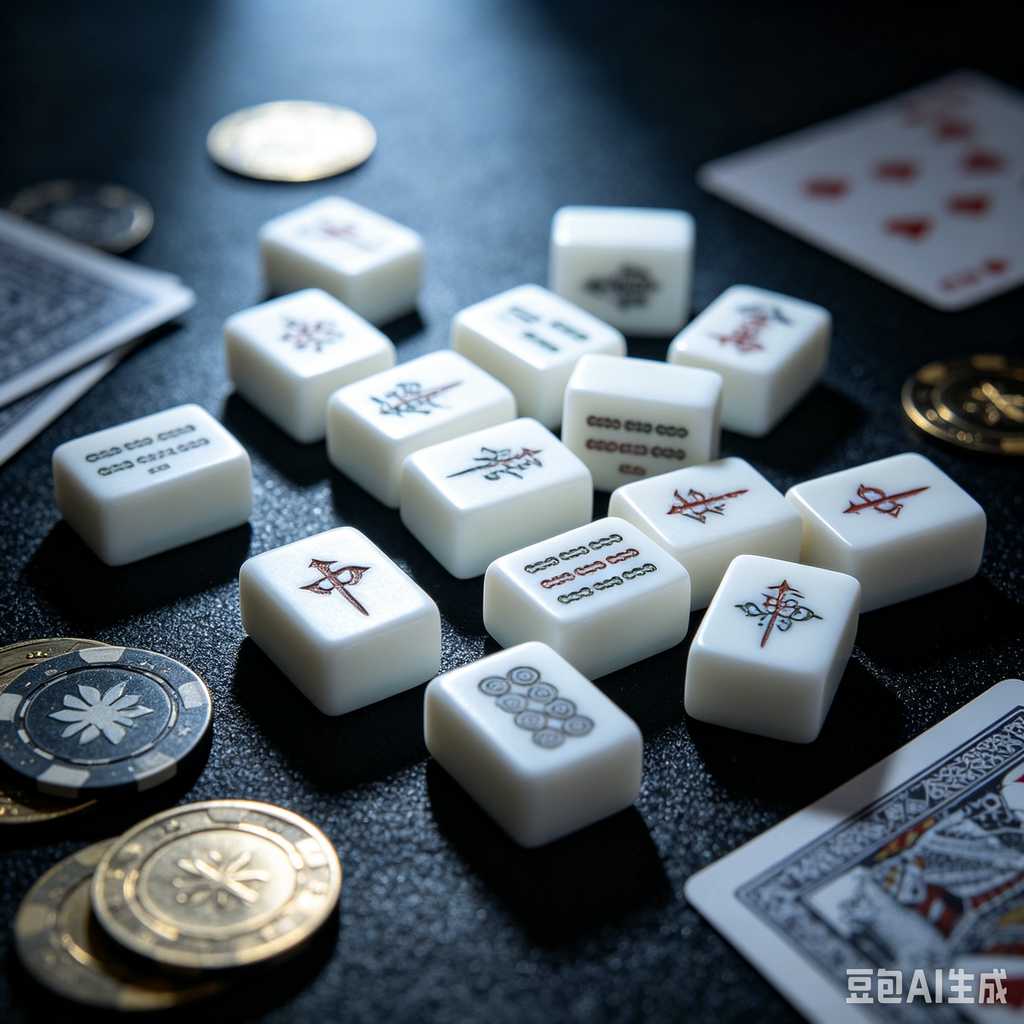 decorative mahjong tiles set